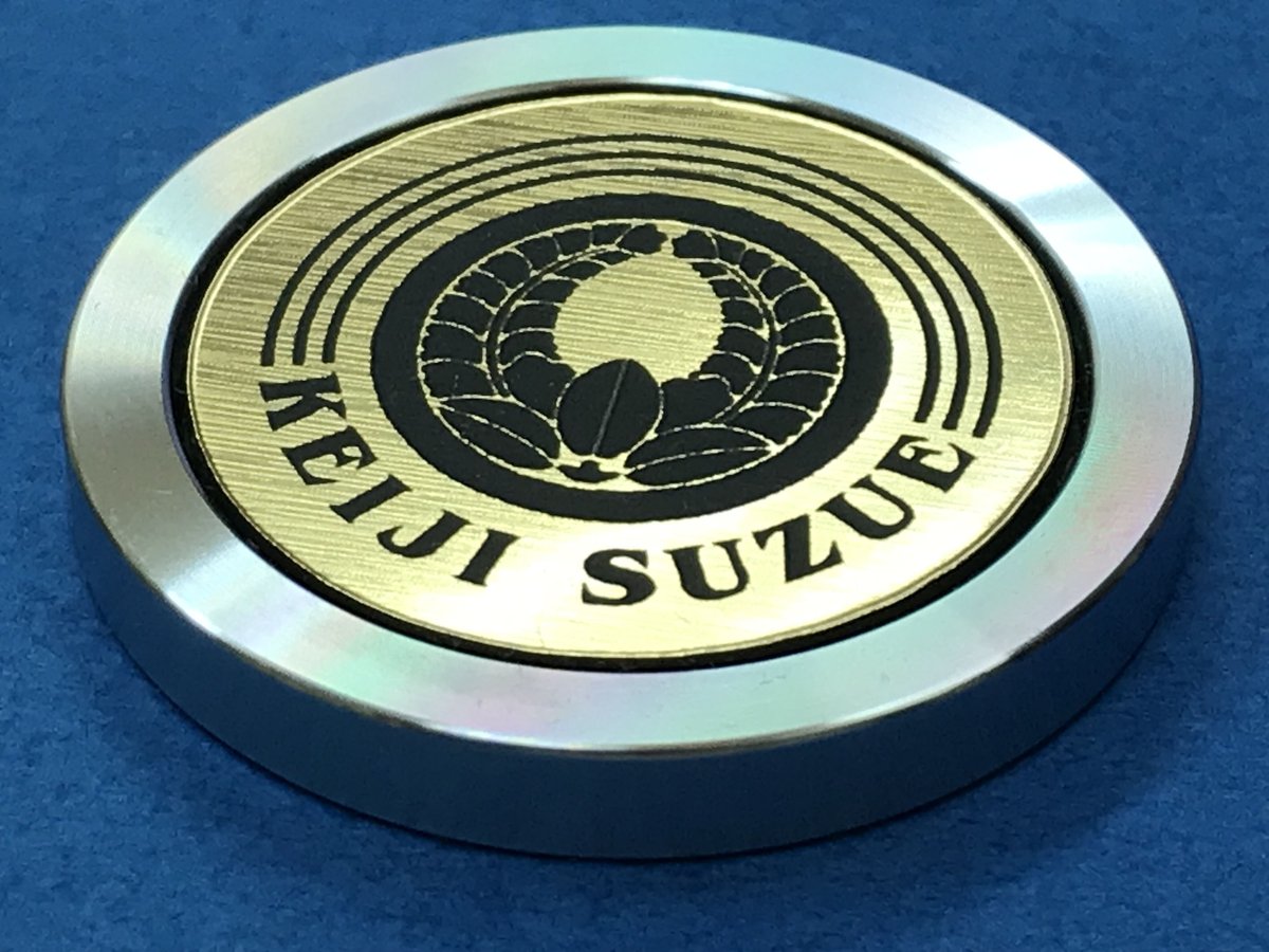 送料無料】【デザイン自由】ゴルフマーカー ゴールドタイプ | 江寿庵