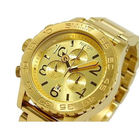 ニクソン NIXON 腕時計 42-20 CHRONO A037-502 ALL GOLD A037502