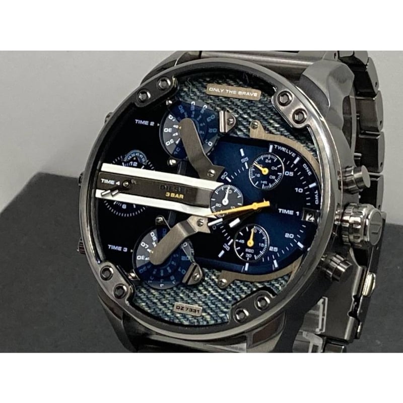 DIESEL ディーゼル Mr Daddy ミスターダディー ネイビー×ガンメタル