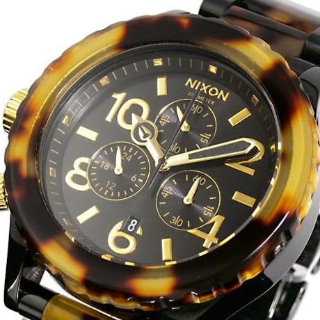 ニクソン NIXON 腕時計 42-20 CHRONO A037-679 ALL BLACK TORTOISE　A037679