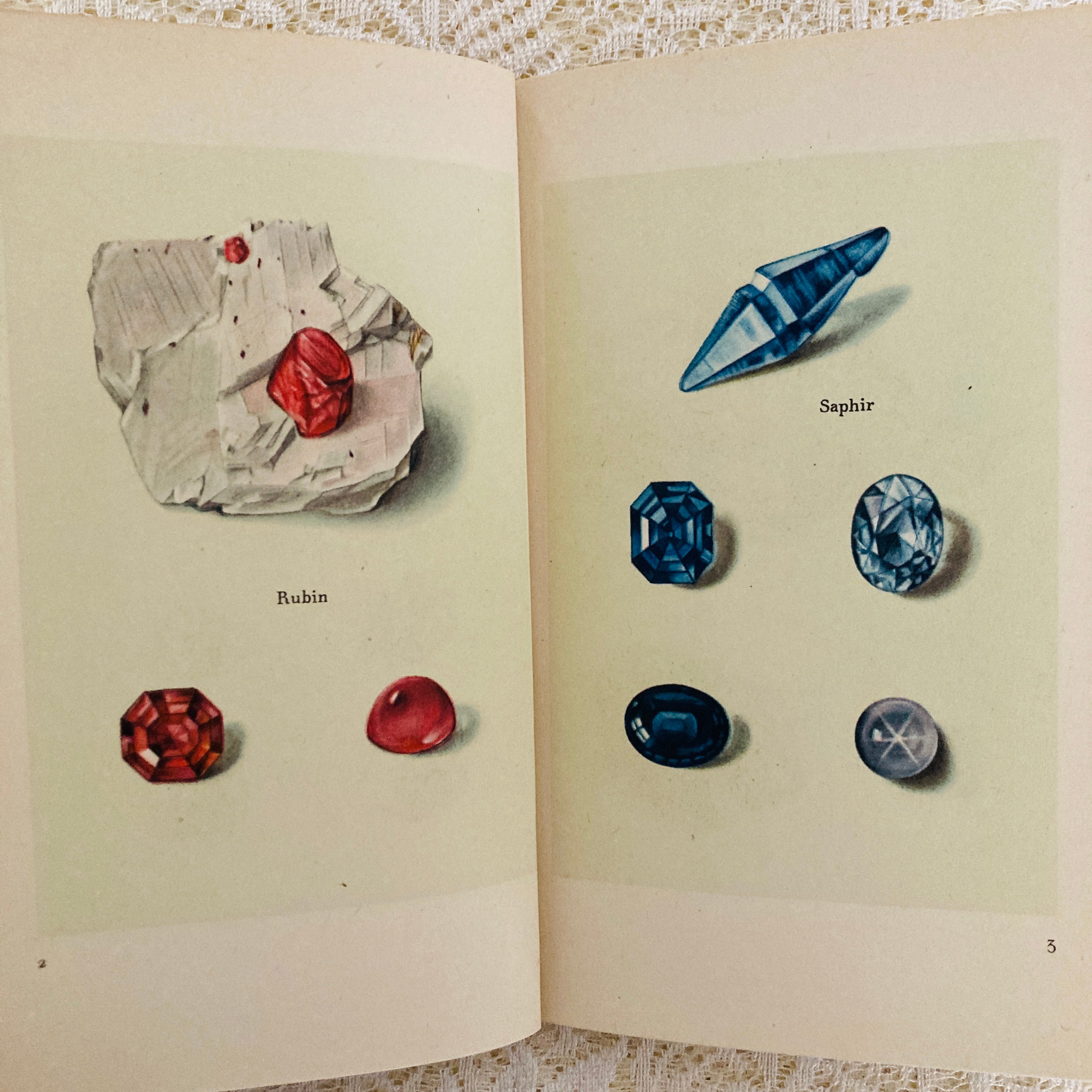 Das kleine Buch der Edelsteine 小さな鉱物の本 (インゼル文庫No. 54