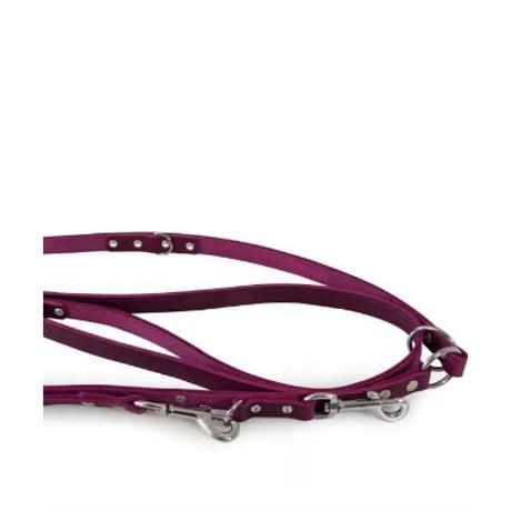 ドイツ製 Das Lederband 【レダーバンド】WEINHEIM ワインハイム アジャスタブルリード　red/violet