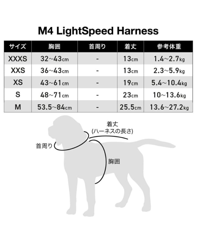 KILONINER（キロナイナー）M4 ハーネス 中型犬 | DOGGYWORKS