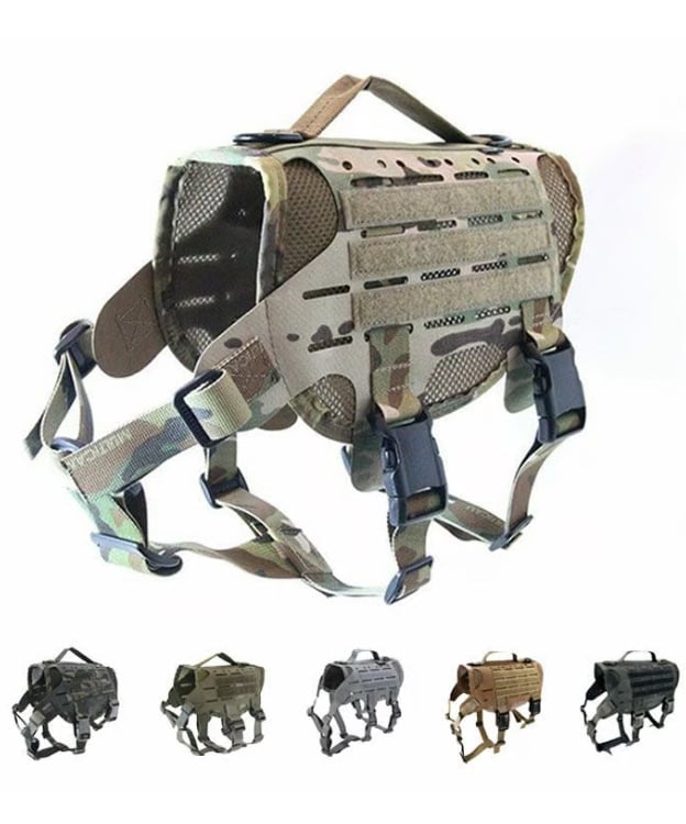 キロナイナー　犬用ハーネス　Sサイズ　中型犬 KILONINER 胴輪 Green Ranger XXXS M5ライトハーネス キロナイナー 個人装備
