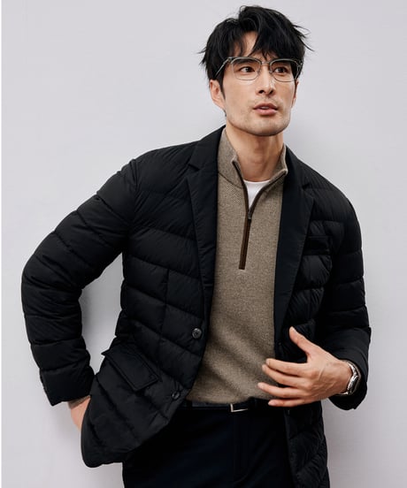 down jacket leather suit　SH2591