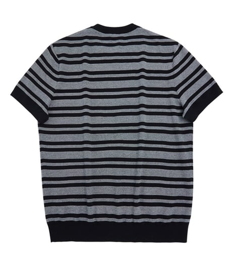 striped round neck t-shirt /2color　SH2455