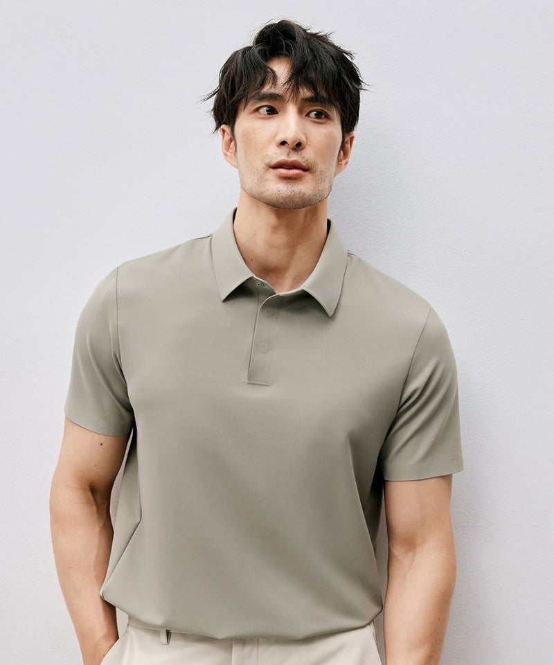 Ice silk polo shirt /3color SH2539 | SANHEER