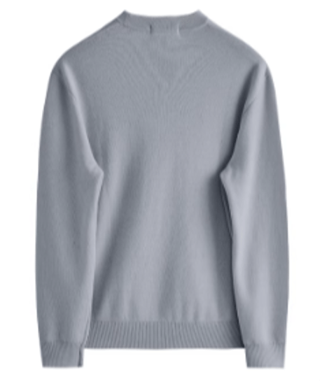 round neck sweater in wool /4color　SH2649