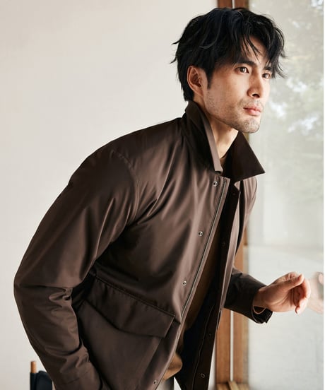 short lapel coat jacket /2color　SH2605