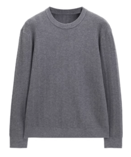 crew neck sweater wool /2color　SH2640