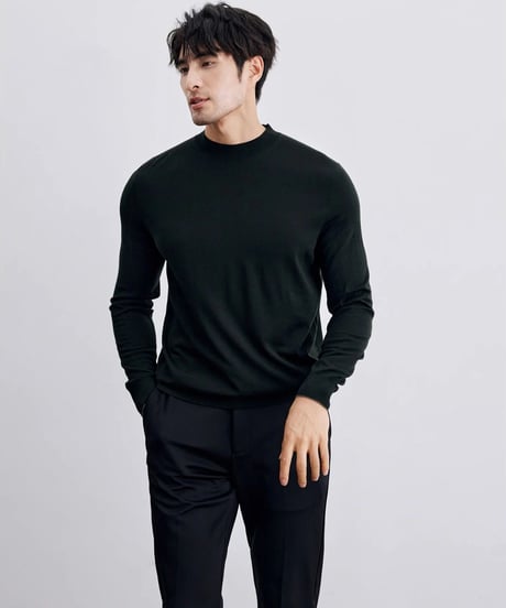 turtleneck sweater wool 100％ /3color　SH2310