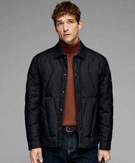 white goose down short down jacket /2color　SH2643