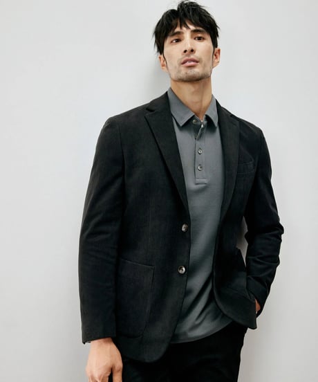 modal wool cotton pique t shirt /2color　SH2270