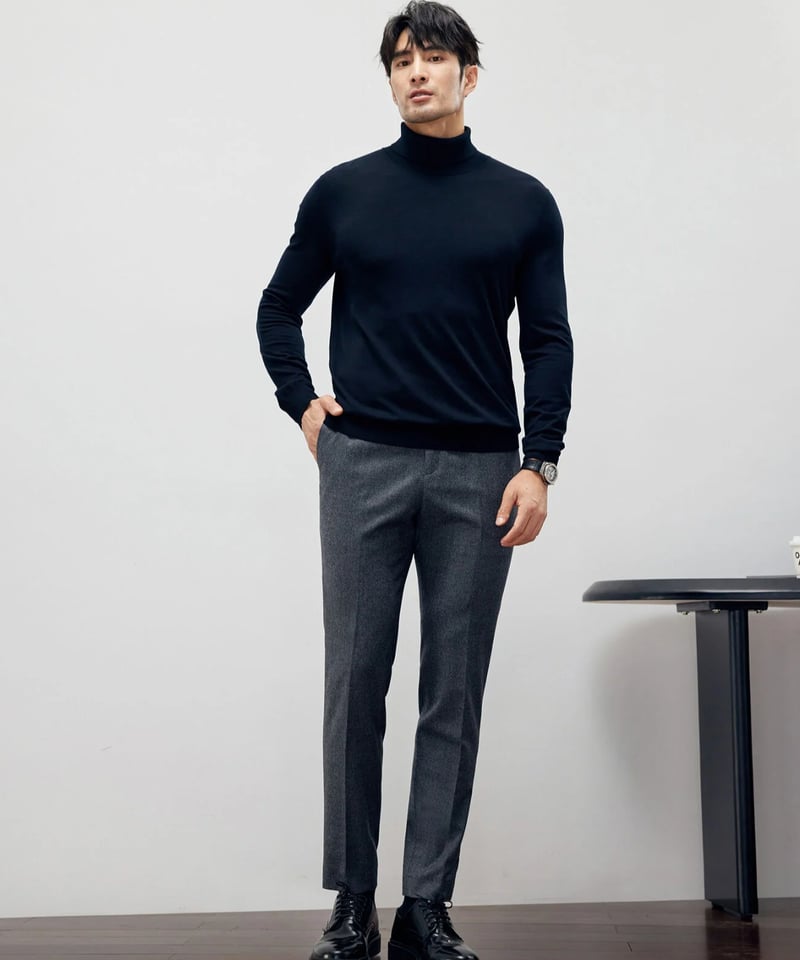 tailored pants wool 100％ SH2162 | SANHEER