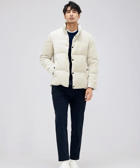 white duck down jacket　SH2157