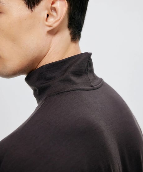 wool high neck t shirt /3color　SH2259