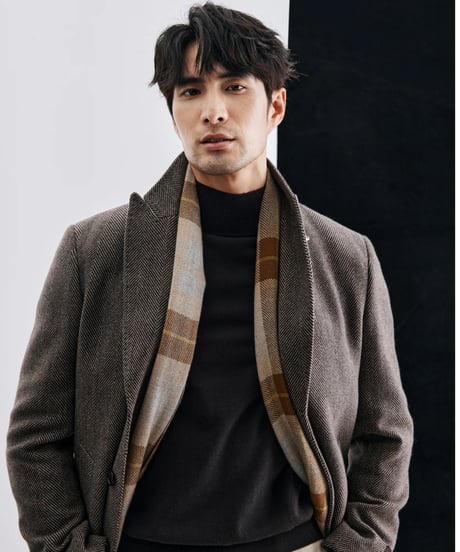 herringbone coat wool 100%　SH2404