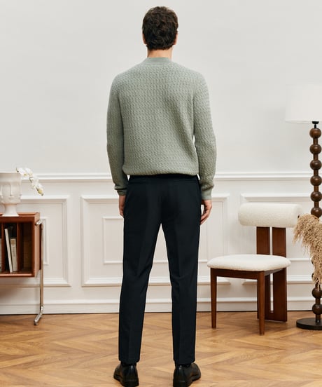 long pants slim straight casual /2color　SH2577