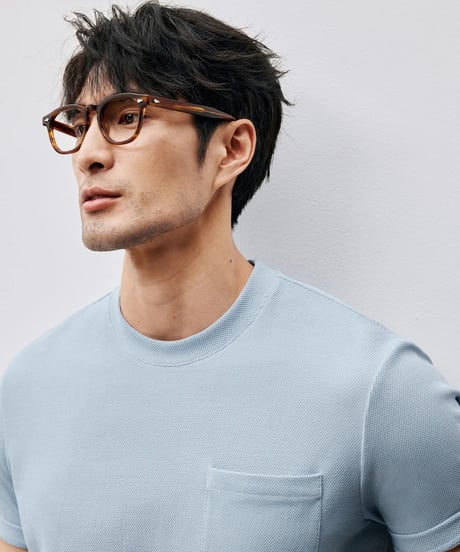 mulberry silk cotton t-shirt /3color　SH2451