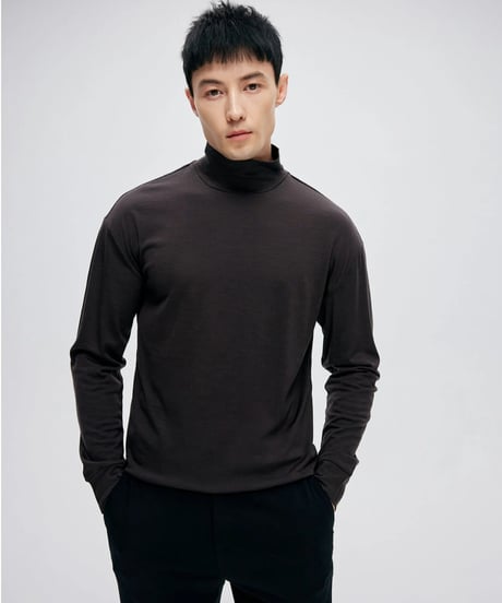 wool high neck t shirt /3color　SH2259