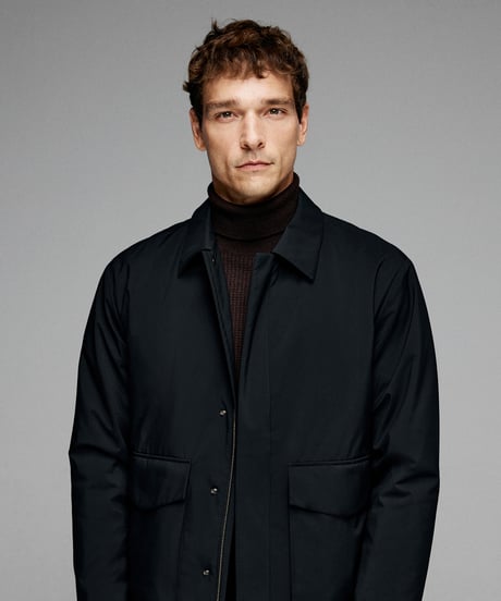 short lapel coat jacket /2color　SH2605