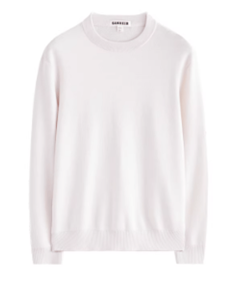 round neck sweater in wool /4color　SH2649