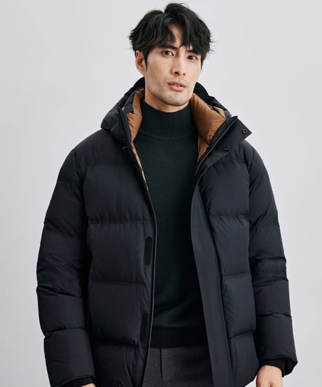 white duck short down jacket /2color　SH2411