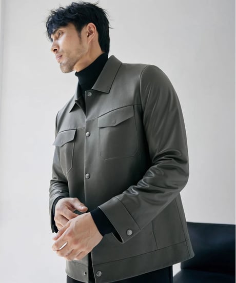 lamb leather jacket　SH2253
