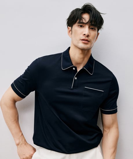 supima cotton polo shirt /2color　SH2545