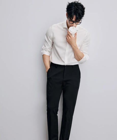modal wool stretch slim pants /2color　SH2334
