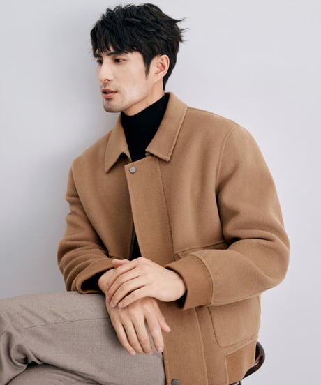 merino wool short jacket /3color　SH2355