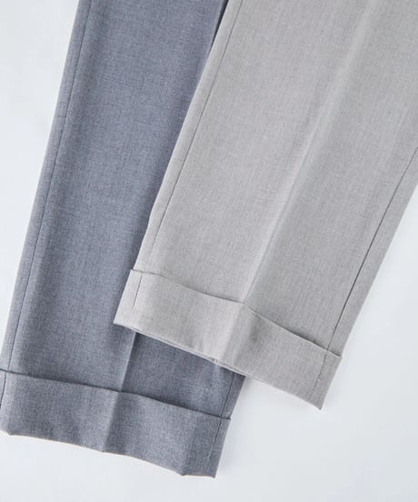 casual pants with single pleats /2color　SH2124