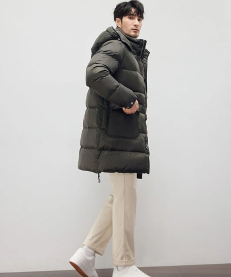 white duck down coat /2color　SH2189