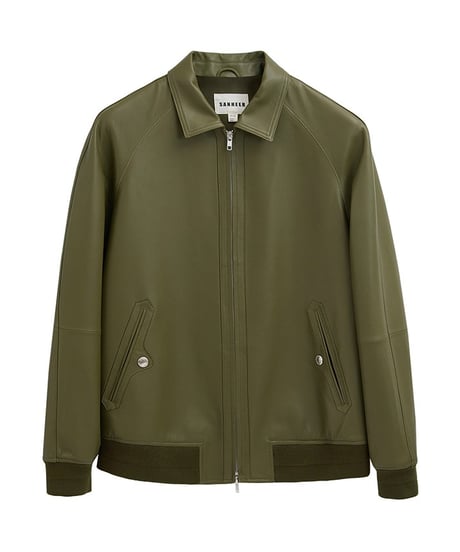 100% sheepskin leather jacket　SH2460