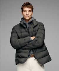 down jacket stand collar white goose /2color　SH2609