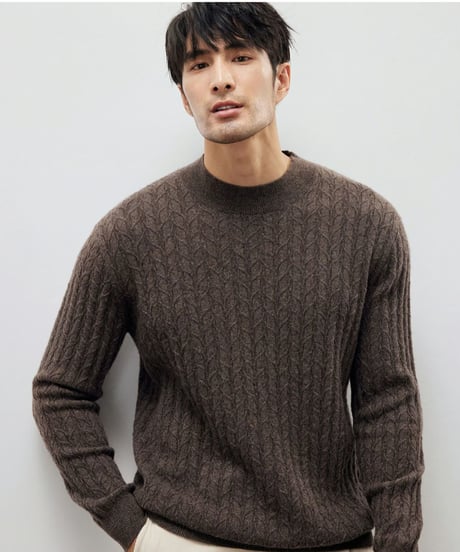 cashmere high neck sweater /2color　SH2178
