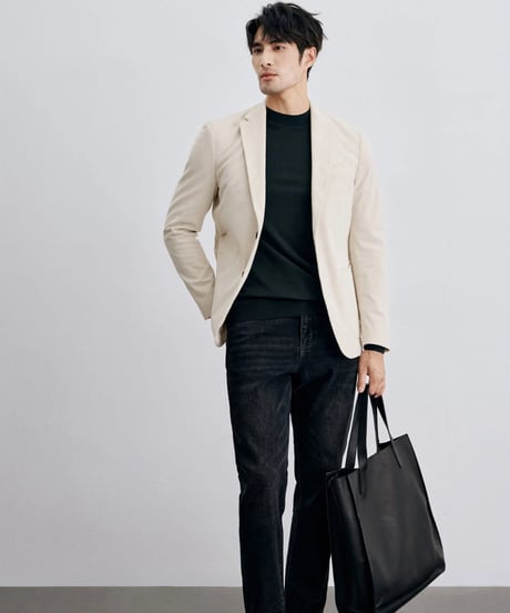 corduroy slim casual jacket /2color　SH2314