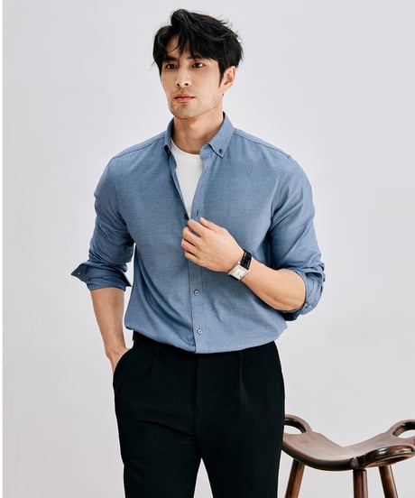 shirt in mulberry silk and cotton　SH2628