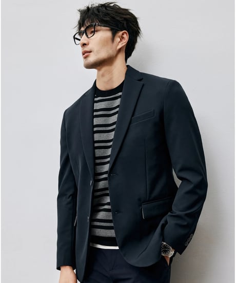 striped round neck t-shirt /2color　SH2455