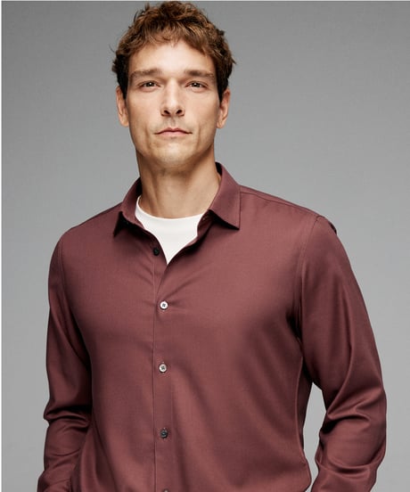 business casual shirt modal /4color　SH2661