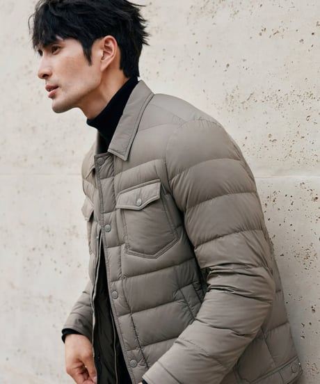 white goose down jacket /4color　SH2392