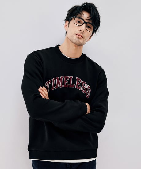 round neck sweatshirt /2color　SH2663