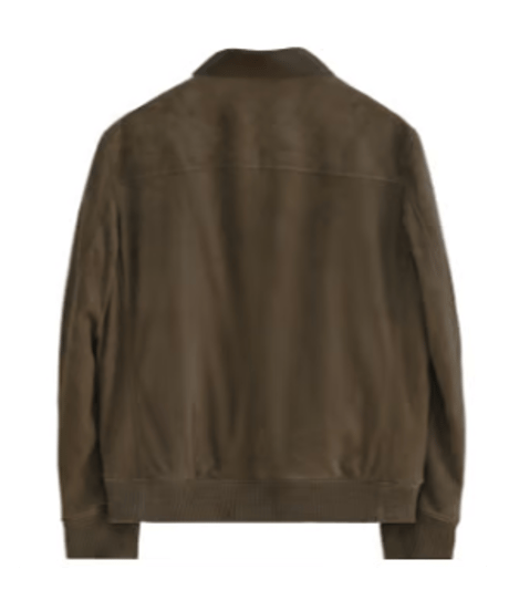 suede leather jacket with white goose down　SH2637