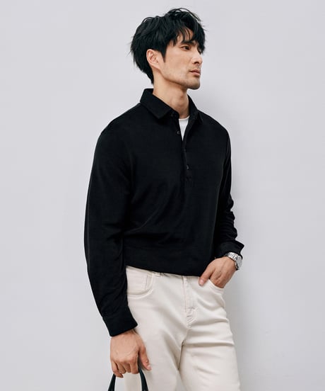 towel cotton polo shirt /2color　SH2596