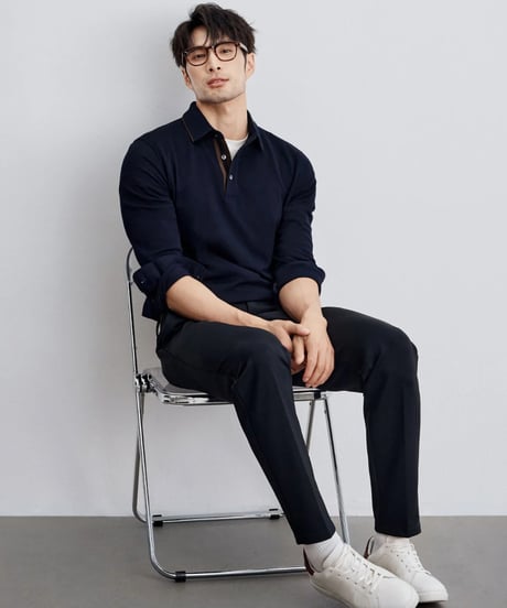 cotton polo shirt /2color　SH2297