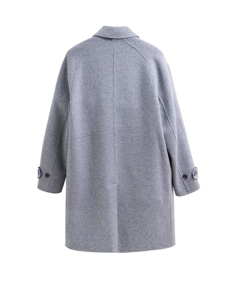 wool mid length coat jacket /2color　SH2379
