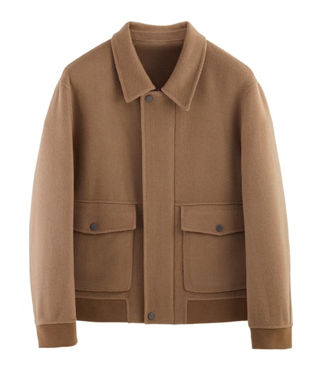 short jacket lapel wool /3color　SH2243