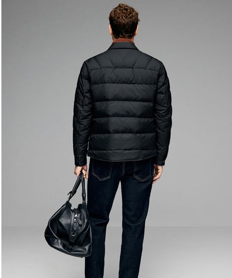 white goose down short down jacket /2color　SH2643