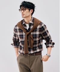 cotton shirt check　SH2654