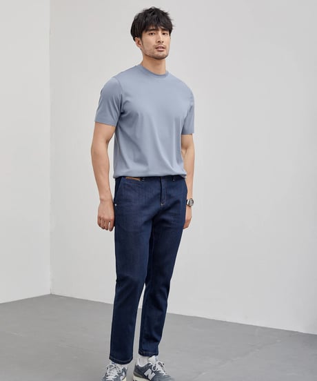 basic round neck t-shirt /4color　SH2519